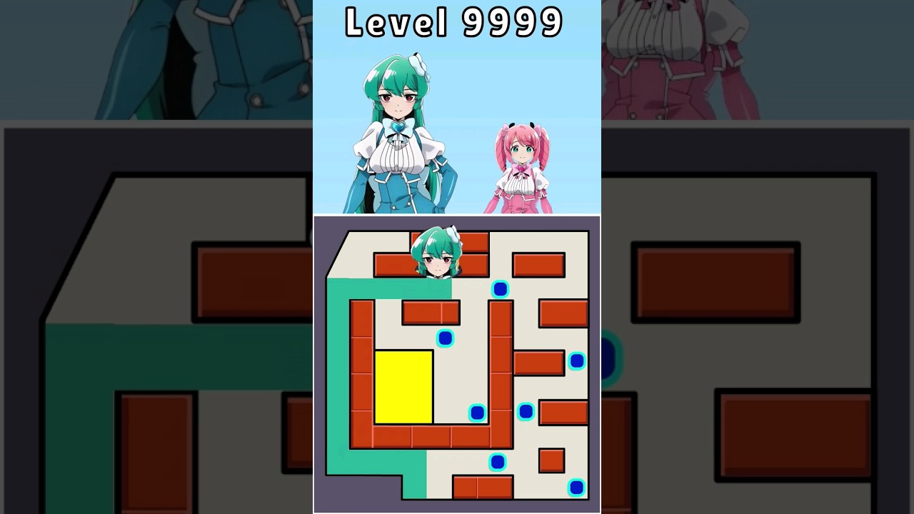 Maze Level 9999 Challenge Mahou Shoujo ni Akogarete  - Who will win? 