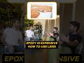 EPOXY IS EXPENSIVE - USE LESS