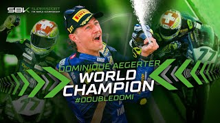 Dominique Aegerter: 🏆 The 2022 FIM #WorldSSP CHAMPION 🏆