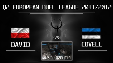 Quake2 EDL #10 Groupstage 6th match | David vs CoVell - 1st map q2duel1 (aerowalk)