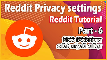 Reddit account settings | Reddit privacy settings