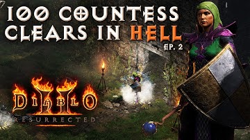 Rune Hunting and Key Farming!  100 Countess Runs in Diablo 2 Resurrected