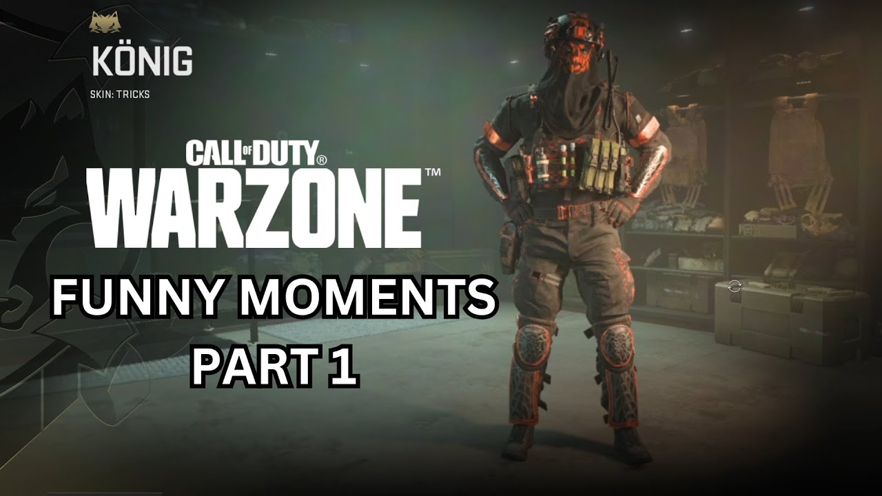 Call of Duty Warzone Funny Moments! (Halloween König Part 1)