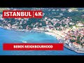 Istanbul Bebek Neighbourhood Walking Tour 20 November 2021 |4k UHD 60fps