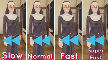 Evil Nun 2 Reverse Chase Music [Slow, Normal, Fast, Superfast] Speed