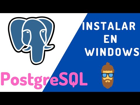 Cómo instalar PostgreSQL en Windows 10 + Cómo ejecutar PostgreSQL como una app de escritorio (FÁCIL)