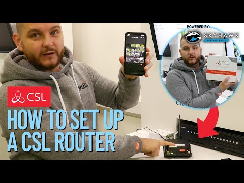 How to connect Hikvision to a CSL Router