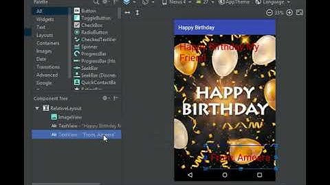 Make My Own Card using android studio