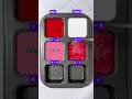 Create 4 Beautiful Colors from 2 Colors Red & White #colormixing #satisfying