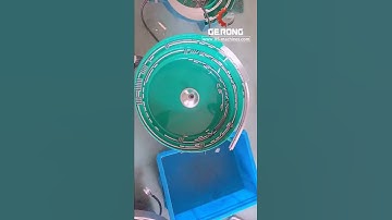 Needle component vibrating sorting counting feeding bowl testing video