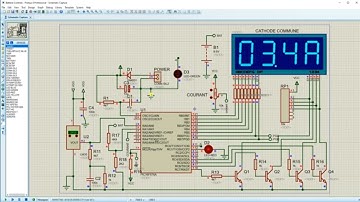 BMS : Battery Control Temperature, Current, Voltage Simulation Proteus 8.13