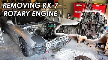 Removing FD RX7 Rotary Engine | RX7 Build #1