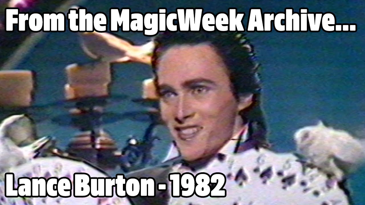 Lance Burton - Magician - The Paul Daniels Magic Show - 1982