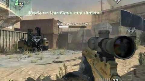 COD MW3: MSR No Look First Blood Headshot!