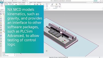 Tecnomatix - Virtual Commissioning with Siemens S7 PLCSim Advanced & NX MCD