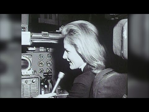 Feb. 24, 1970: Female pilot Turi Wideroe lands in Toronto