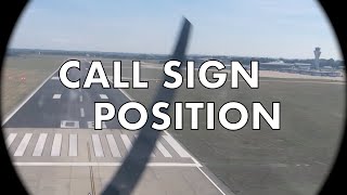 CALL SIGN POSITION - Pilot-Air-Traffic-Controller Radio Communication