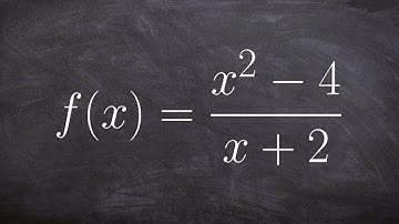 Determining the non removable holes of a rational function