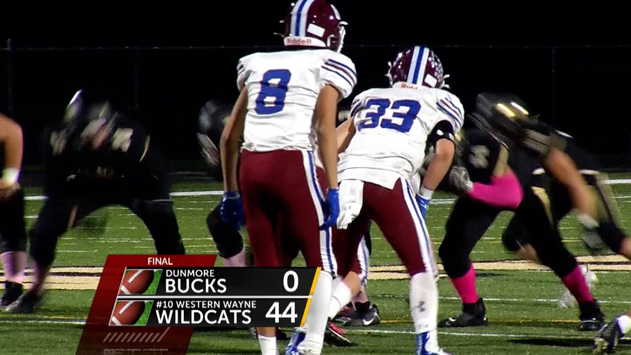 Dunmore Bucks 0 AT Western Wayne 44 Fri 10142022 YouTube