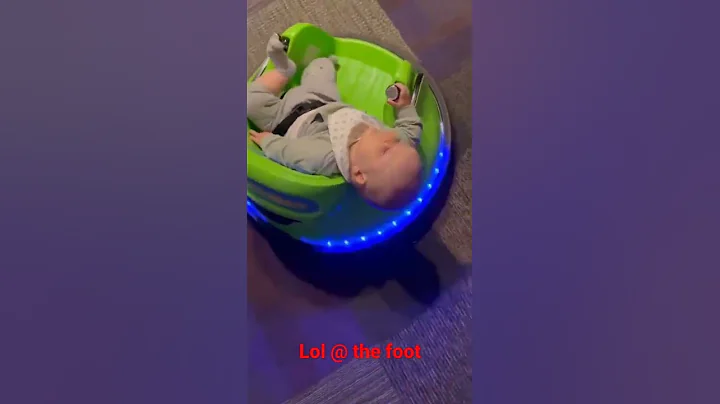 baby falls asleep on drive on toy #shorts #lol #sleepy #babyfever #cutenessoverload #funnyvideo