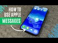 Iphone basics for seniors  how to use apple messages