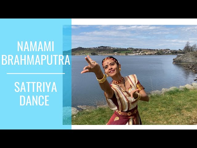 NAMAMI BRAHMAPUTRA-THEME SONG (HINDI VERSION)  ||  PAPON  ||  SATTRIYA DANCE  ||  BARSHA GOSWAMI class=