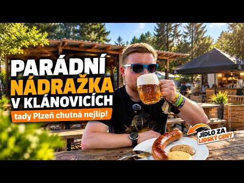 PROČ O TÉHLE NÁDRAŽCE NIKDO NEMLUVÍ?! Plzeň za 63 Kč a pořádná porce jídla 🍺🚂
