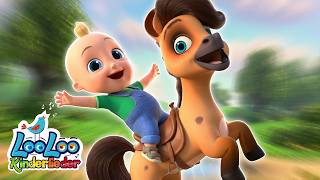 🐴💫 Hoppe, hoppe Reiter 🎶 | Klassisches Deutsch Kinderlied 🎤 LooLoo Kinderlieder für Kids