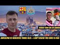 Barcelona VS Newcastle travel vlog - SOMEONE ATTEMPTED A TOURIST TRAP LIVE ON CAMERA !!!!