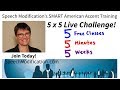SMART American Accent Training Five By Five Live Challenge Intro