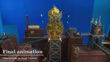 Animation preview "The street canyon and the clock" | An Unwound Clockwork