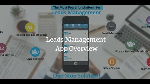 Lead Management App overview | MLeads App