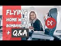 FLYING HOME WITH BOMBARDIER + Q&amp;A | @MariaThePilot