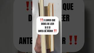 📚 3 Libros Que Debes De Leer Antes De Morir