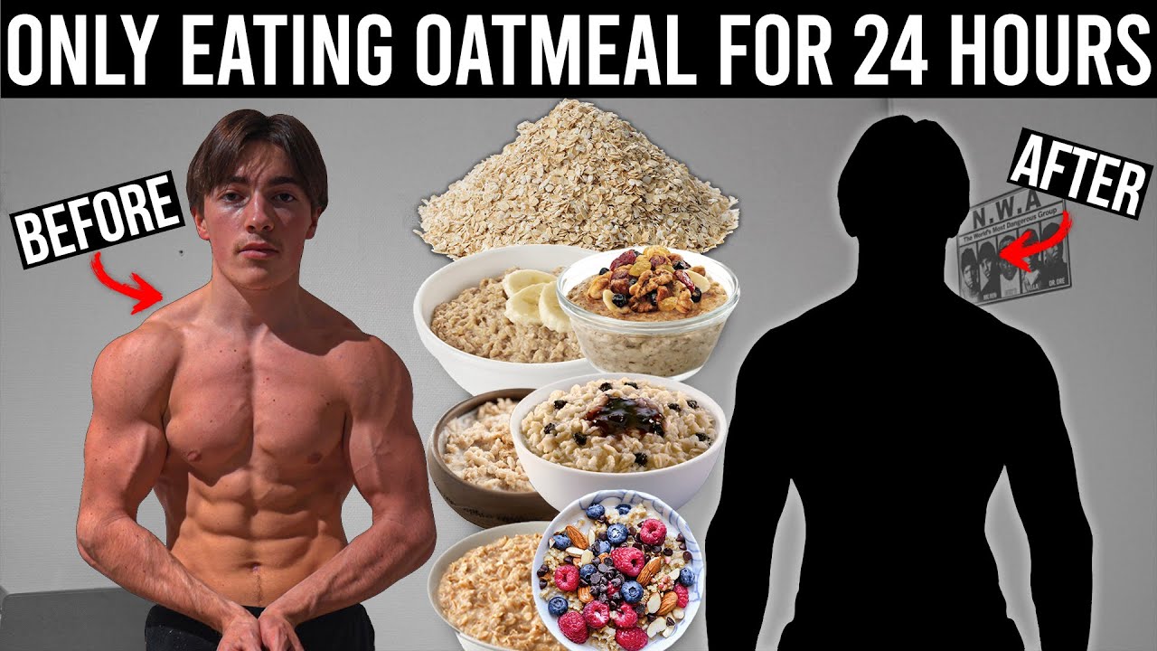 ONLY EATING OATMEAL FOR 24 HOURS CHALLENGE YouTube ONLY EATING OATMEAL FOR 24 HOURS CHALLENGE YouTube