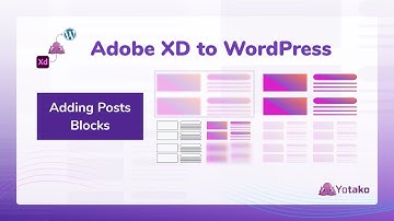 Adobe XD to WordPress - Short Tutorials 3/6: Adding a Posts Block to your website