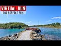 Northern Norway Treadmill Virtual Run on Gravel 😍 | Nature Scenery | With a Swim!