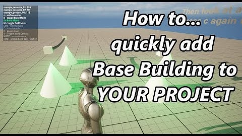 How to Add "Base Building and Power Grids Blueprint Template" to YOUR Unreal Engine 5 Project!