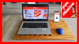 Como HACER una base para COMPUTADOR portátil /// DIY