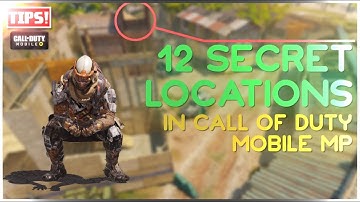 12 SECRET LOCATIONS IN MP MAPS (Highrise, Firing Range, Summit, & More) - Call of Duty Mobile