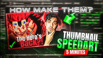 How to Make YouTube Thumbnail Backgrounds Like a Pro! (Speedrun)