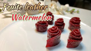 Homemade fruit leather with  Watermelon  #fruitbar #fruitleather