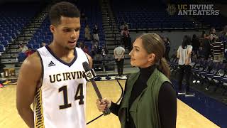 "it felt good, it was fun." evan leonard breaks down the 'eaters'
112-65 win over whittier poets and team's first 100-pt game since
2012. follow ...