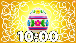 10 Minute Timer 🥚💥 | 10 Minute Easter Egg Bomb Timer | Cozy Classroom Countdown!