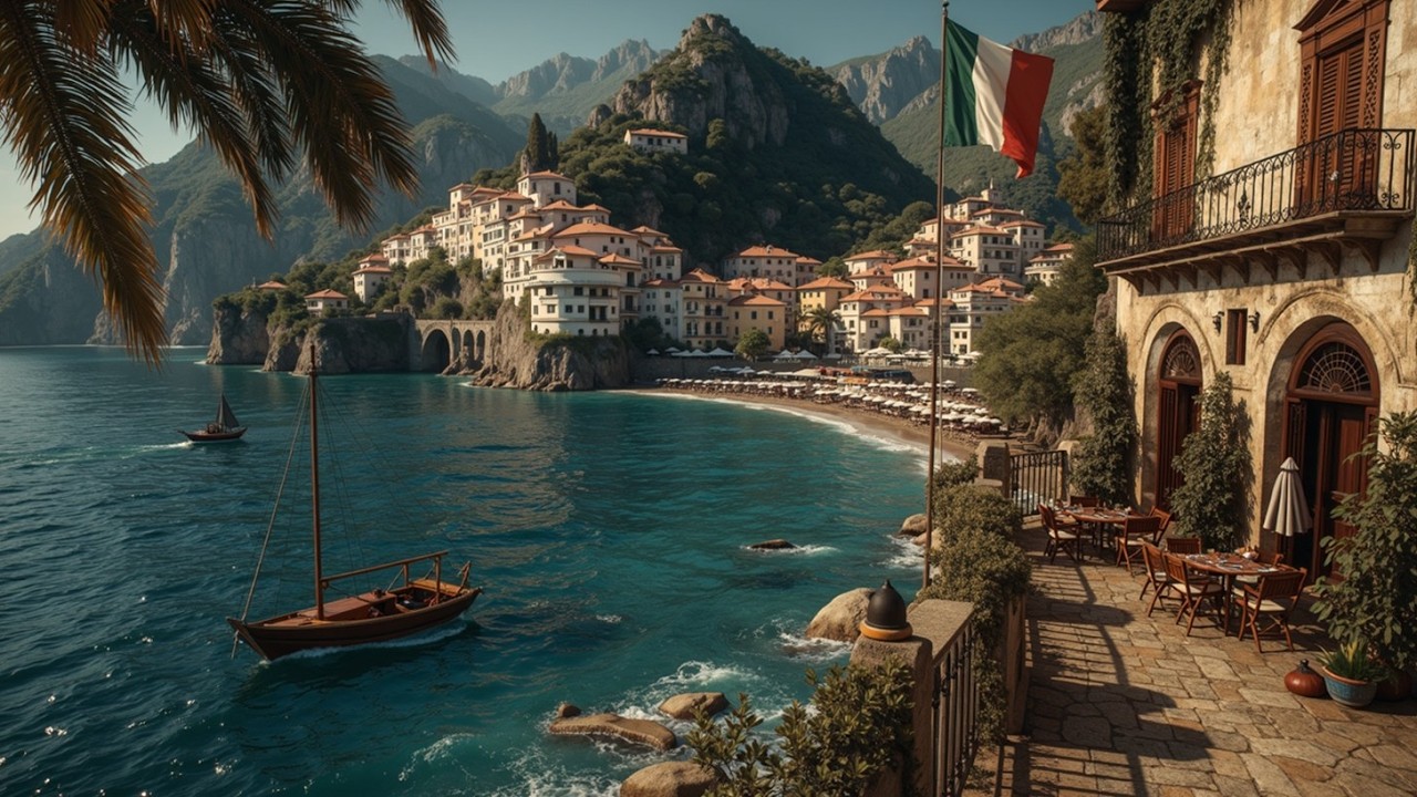 Итальянские чилл-биты ~ Амальфи для отдыха и концентрации | Средиземноморская музыка