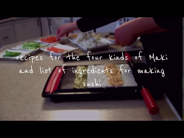 Sushi Making Kit by Yomo Sushi - Sushi in 4 easy steps