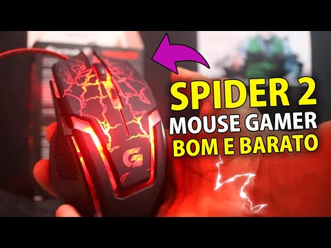 Fortrek Spider 2: O MOUSE GAMER B3 (BOM, BONITO E BARATO) [Unboxing] -  YouTube