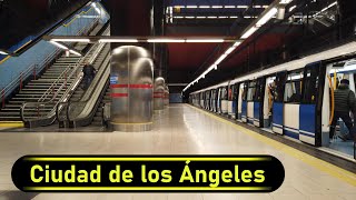 Metro Station Ciudad de los Ángeles - Madrid 🇪🇸 - Walkthrough 🚶