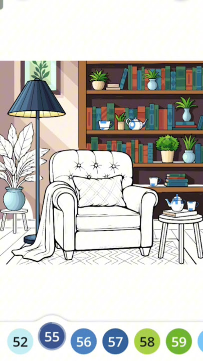 ruang baca estetik #colouringgame #perpustakaan #buku #estetik #indonesiadamai #bacabuku