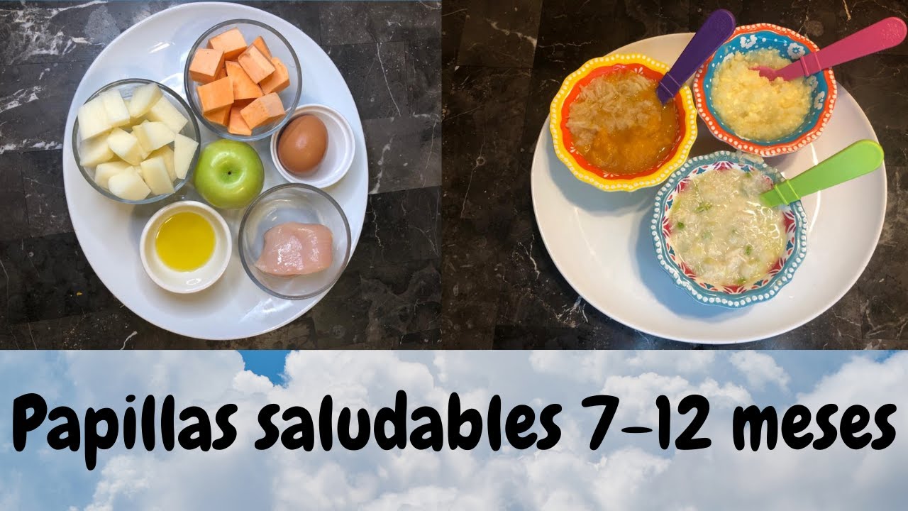 Decorar Ennegrecer Almacén papillas saludables para bebes 7 -12 meses - YouTube